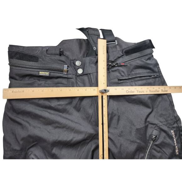 Hein Gericke Gore Tex Waterproof Motorcycle Riding Pants Men 46 Suspenders Armor - Picture 13 of 16